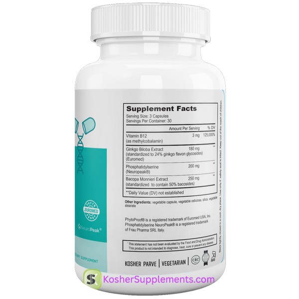 Nutri Supreme Ultimate Focus Formula kosher brain support supplement bottle